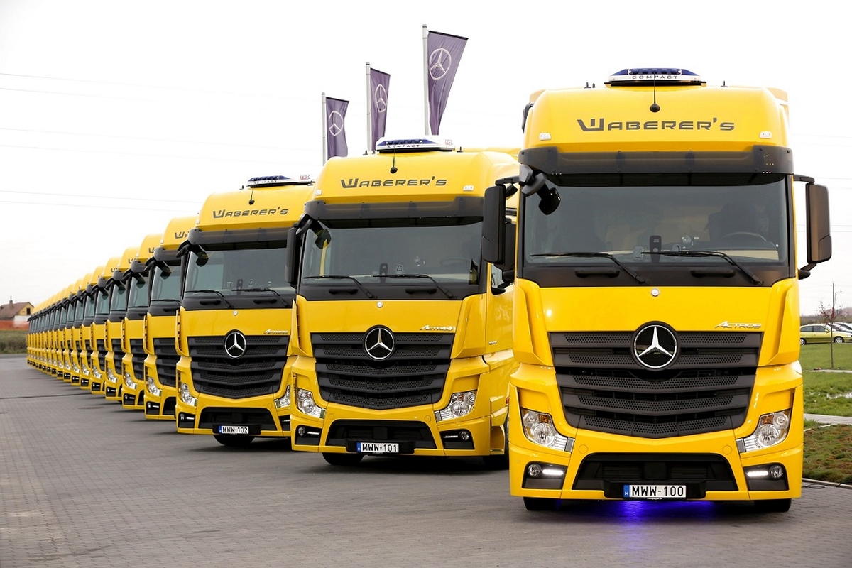 120 Mercedes-Benz vontatóval bővült a Waberer&#39s