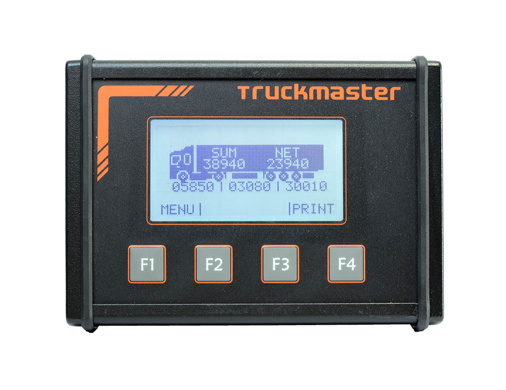 TruckMaster teherautó-mérleg: súlymérés a vezetőfülkéből
