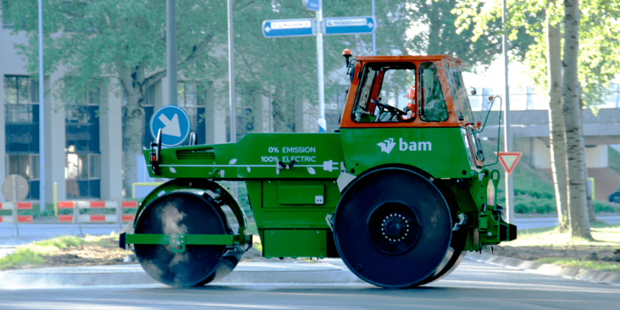Ilyen még nem volt: a holland BAM bemutatta az e-úthengert