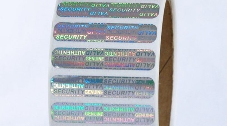 biztonsági matrica címke