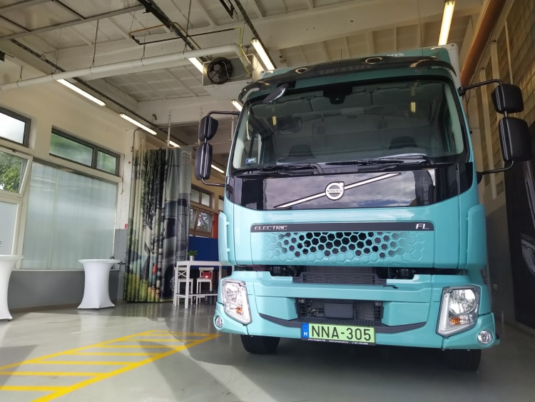 Volvo e-teherautó