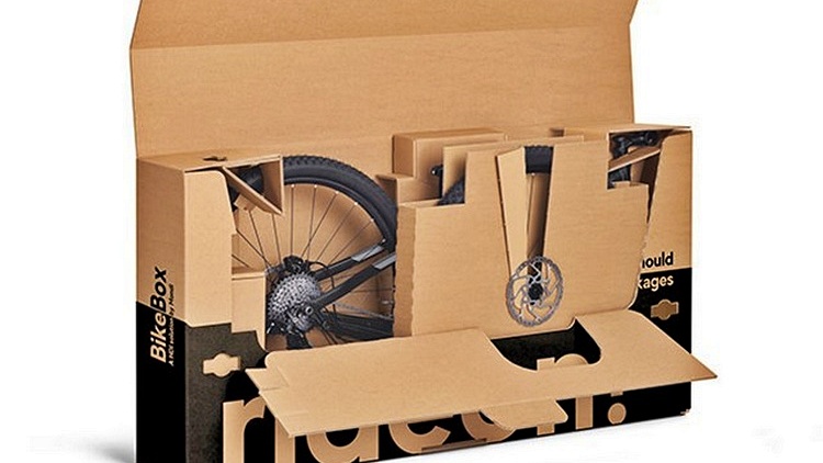 Hullámkarton, szállító és tároló rendszer kerékpárokhoz