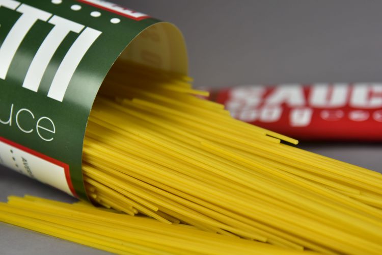 Kompakt spagetti-csomagolásterv
