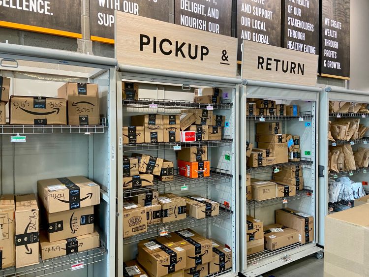amazon raktár elosztó csomag kartondoboz