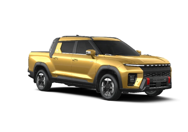 kgm musso ev elektromos pickup