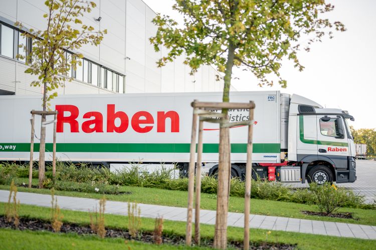 raben group tehergépkocsi kamion raktár