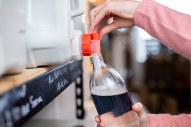 újratölthető csomagolás műanyag palack