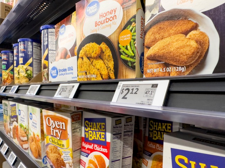 digitális polccímke áruházi polc