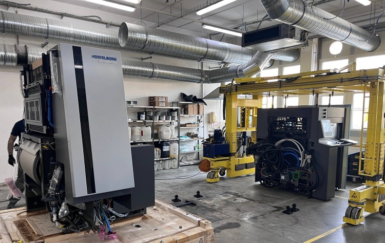 heidelberg nyomdagép sz. variáns kft. beruházásában